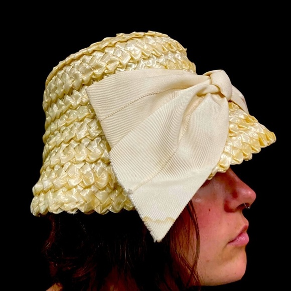 Mid Century Big Bow Sun Hat main image 5